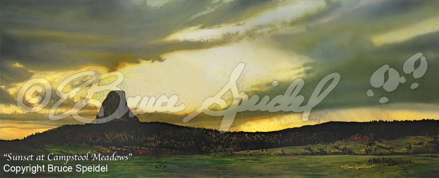 Sunset at Campstool Meadows